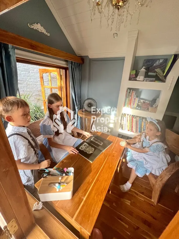 "Villa de 2 chambres idéale pour les enfants à quelques minutes de la plage"