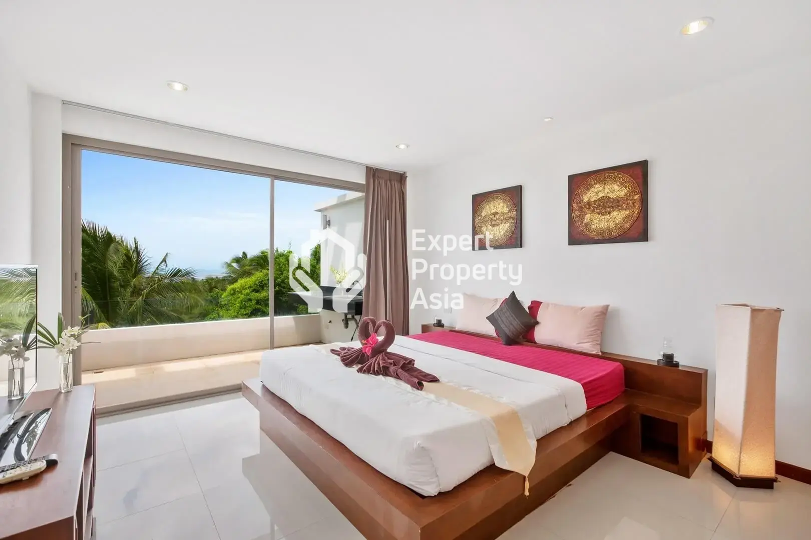 "Superbe Appartement de 2 Chambres avec Vue sur Mer à Vendre – Propriété Libre à Lamai, Koh Samui"