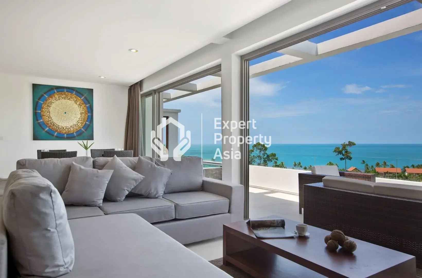 "Superbe Appartement de 2 Chambres avec Vue sur Mer à Vendre – Propriété Libre à Lamai, Koh Samui"