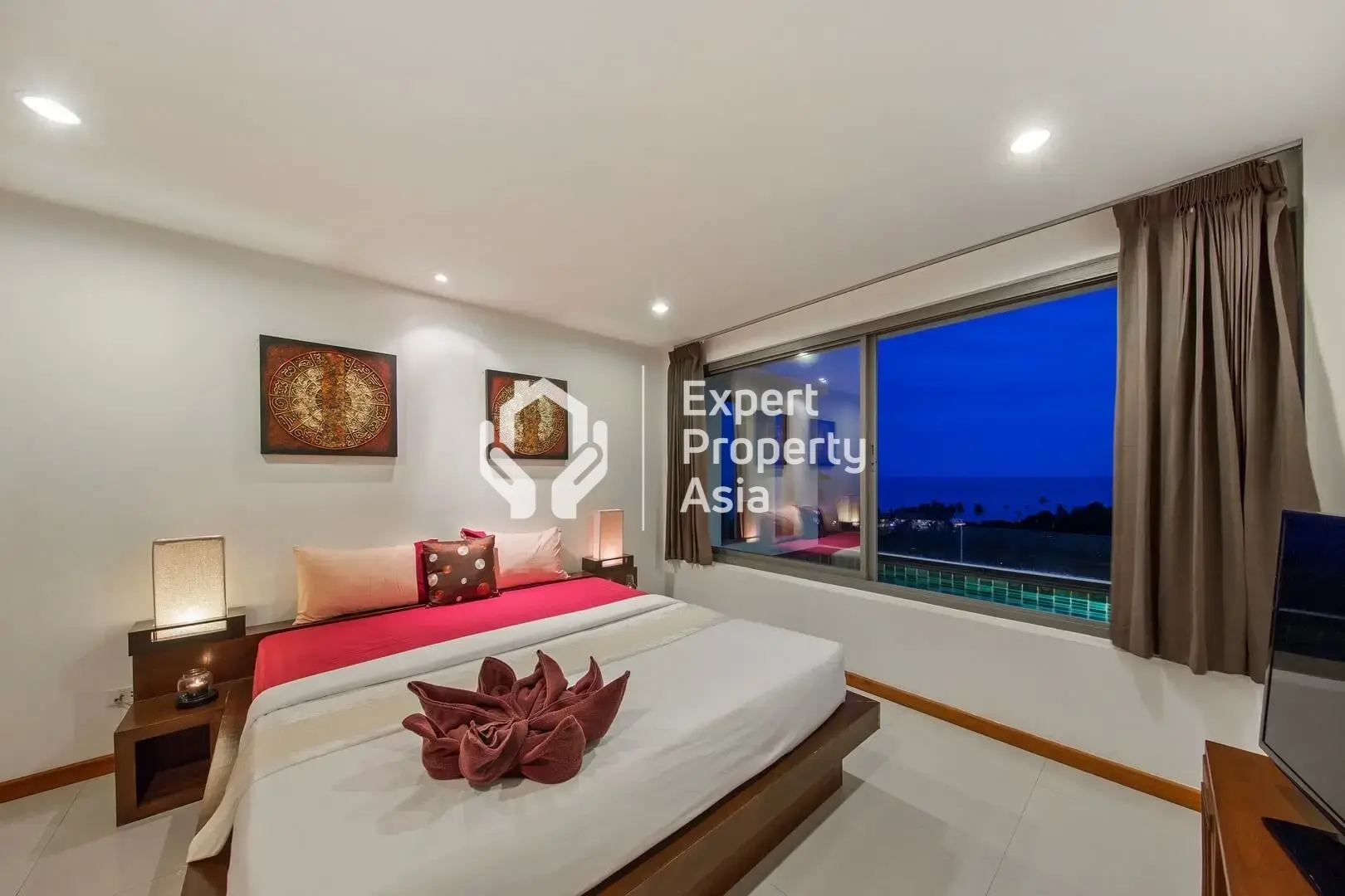 "Superbe Appartement de 2 Chambres avec Vue sur Mer à Vendre – Propriété Libre à Lamai, Koh Samui"