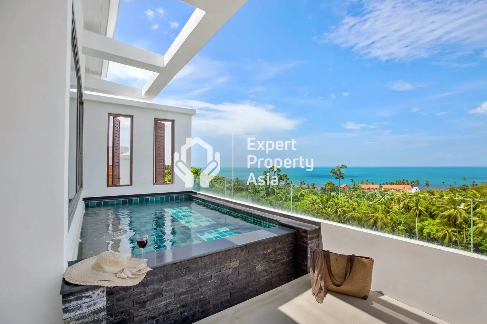 "Superbe Appartement de 2 Chambres avec Vue sur Mer à Vendre – Propriété Libre à Lamai, Koh Samui"