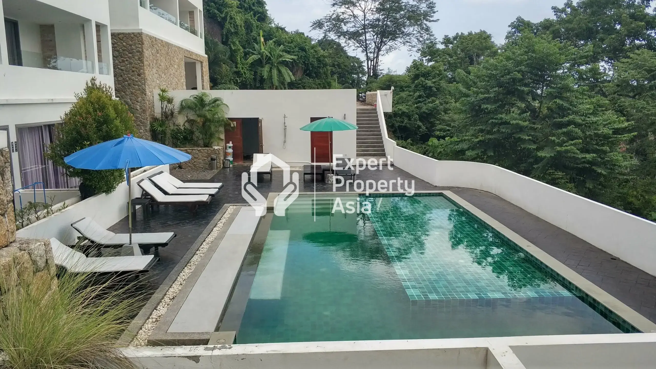 "Superbe Appartement de 2 Chambres avec Vue sur Mer à Vendre – Propriété Libre à Lamai, Koh Samui"