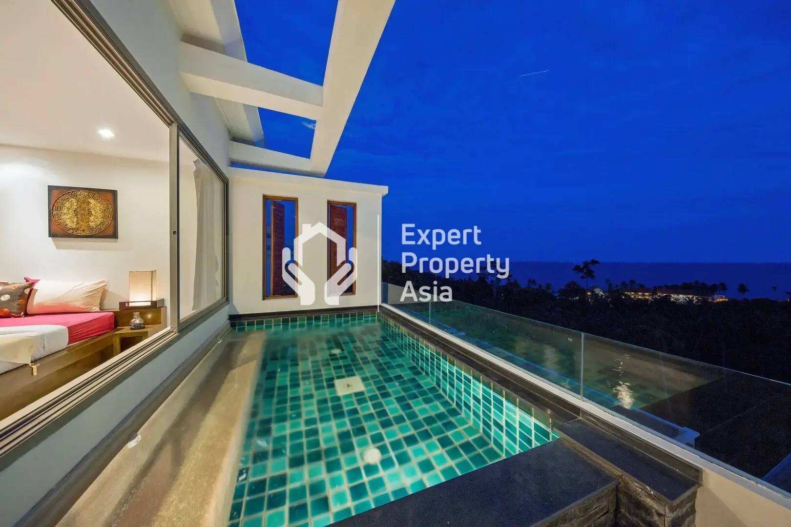 "Superbe Appartement de 2 Chambres avec Vue sur Mer à Vendre – Propriété Libre à Lamai, Koh Samui"