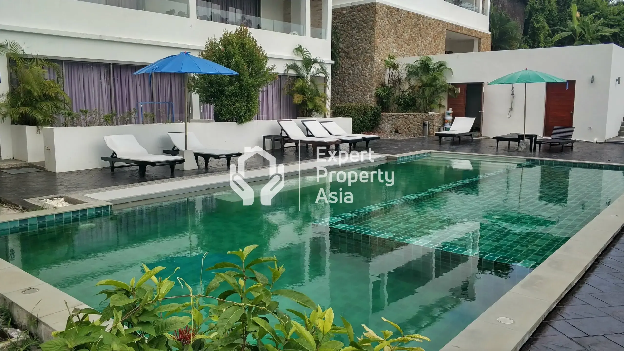 "Superbe Appartement de 2 Chambres avec Vue sur Mer à Vendre – Propriété Libre à Lamai, Koh Samui"