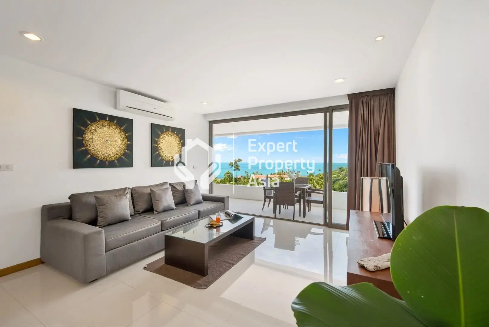 "Superbe appartement d'une chambre avec vue sur la mer à vendre – en pleine propriété à Lamai, Koh Samui"