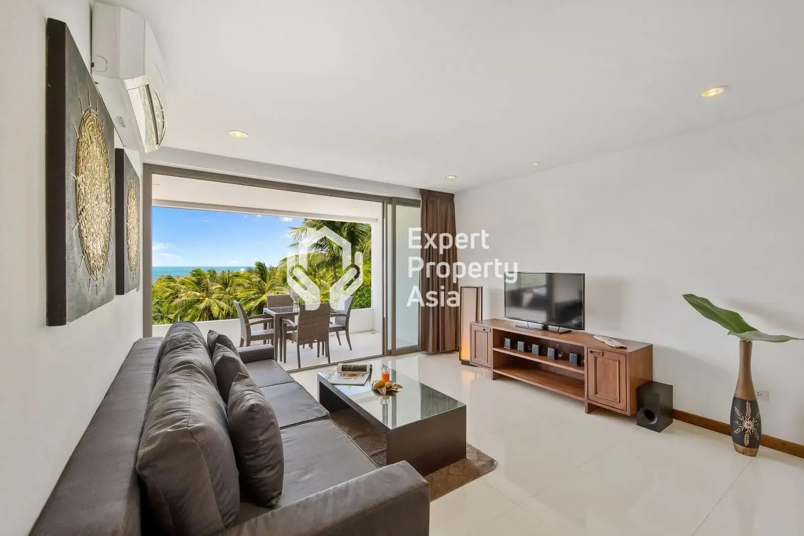 "Superbe appartement d'une chambre avec vue sur la mer à vendre – en pleine propriété à Lamai, Koh Samui"