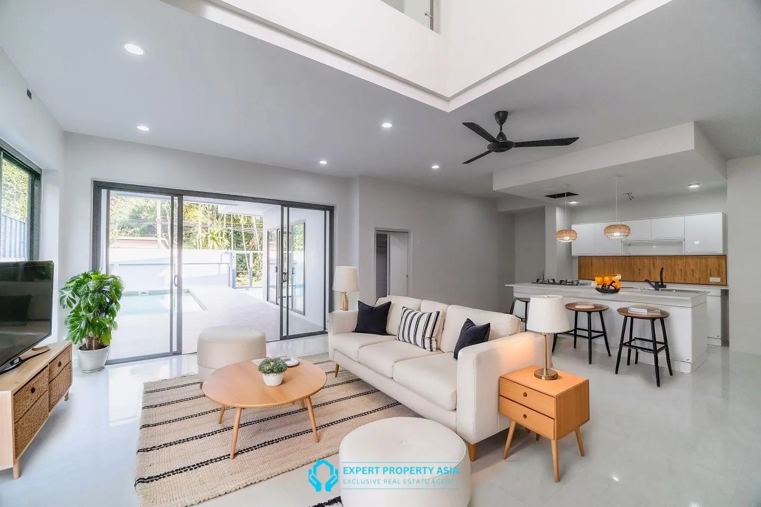 Flexible Layout 3-Bedroom Villa on Large Land – Peaceful Area Near Baan Tai
