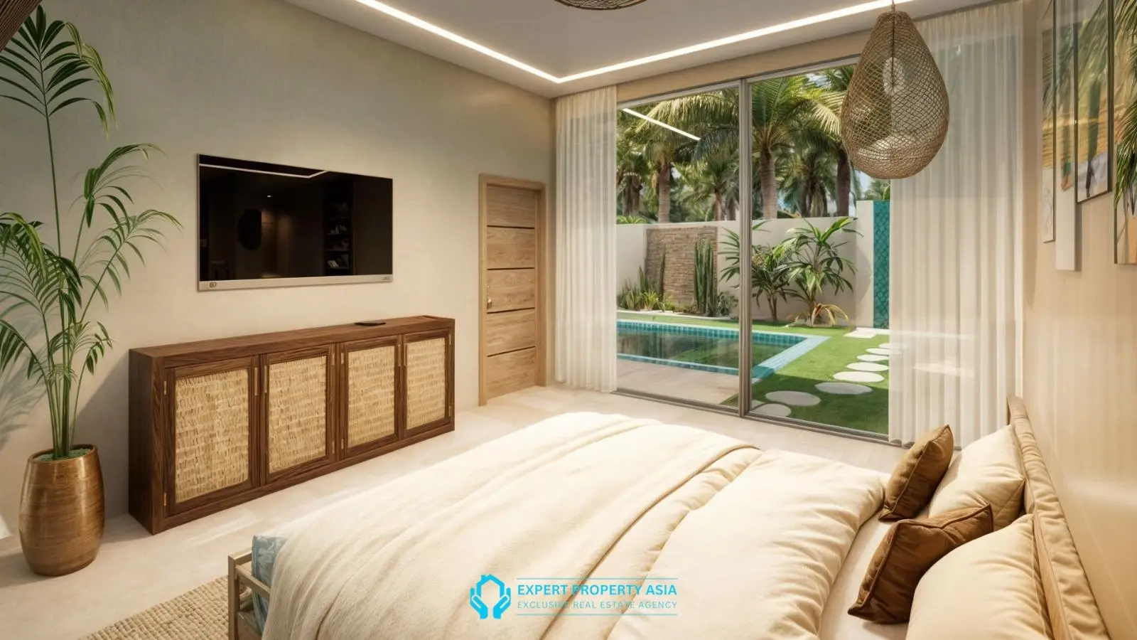 Modern 3-Bedroom Pool Villa for Sale in Peaceful Maenam – Leasehold 6.9M THB