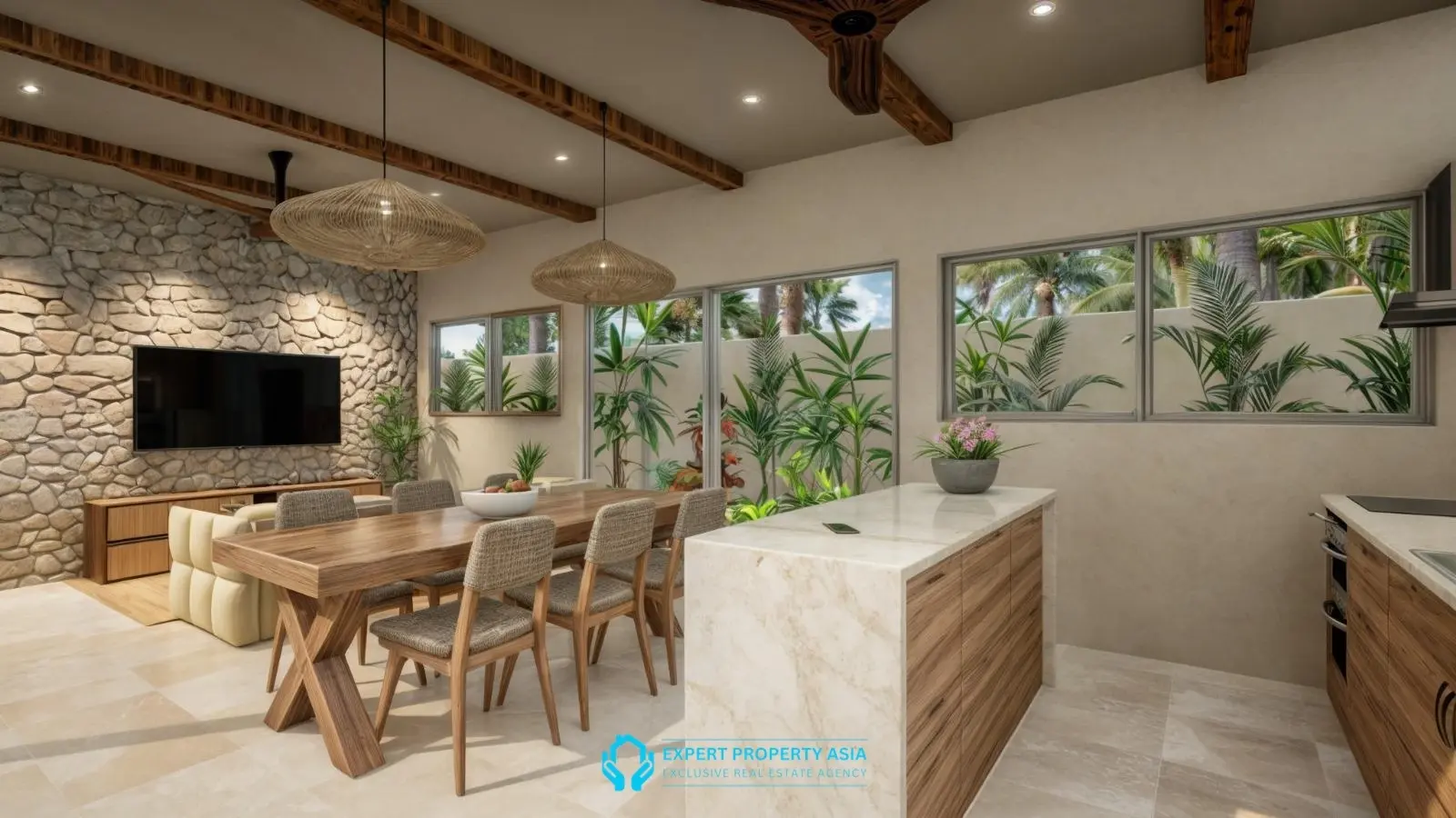 Modern 3-Bedroom Pool Villa for Sale in Peaceful Maenam – Leasehold 6.9M THB