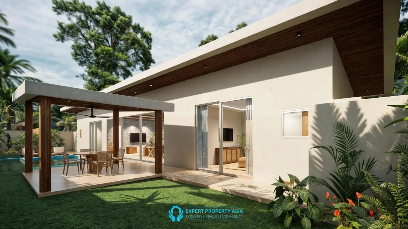 Modern 3-Bedroom Pool Villa for Sale in Peaceful Maenam – Leasehold 6.9M THB