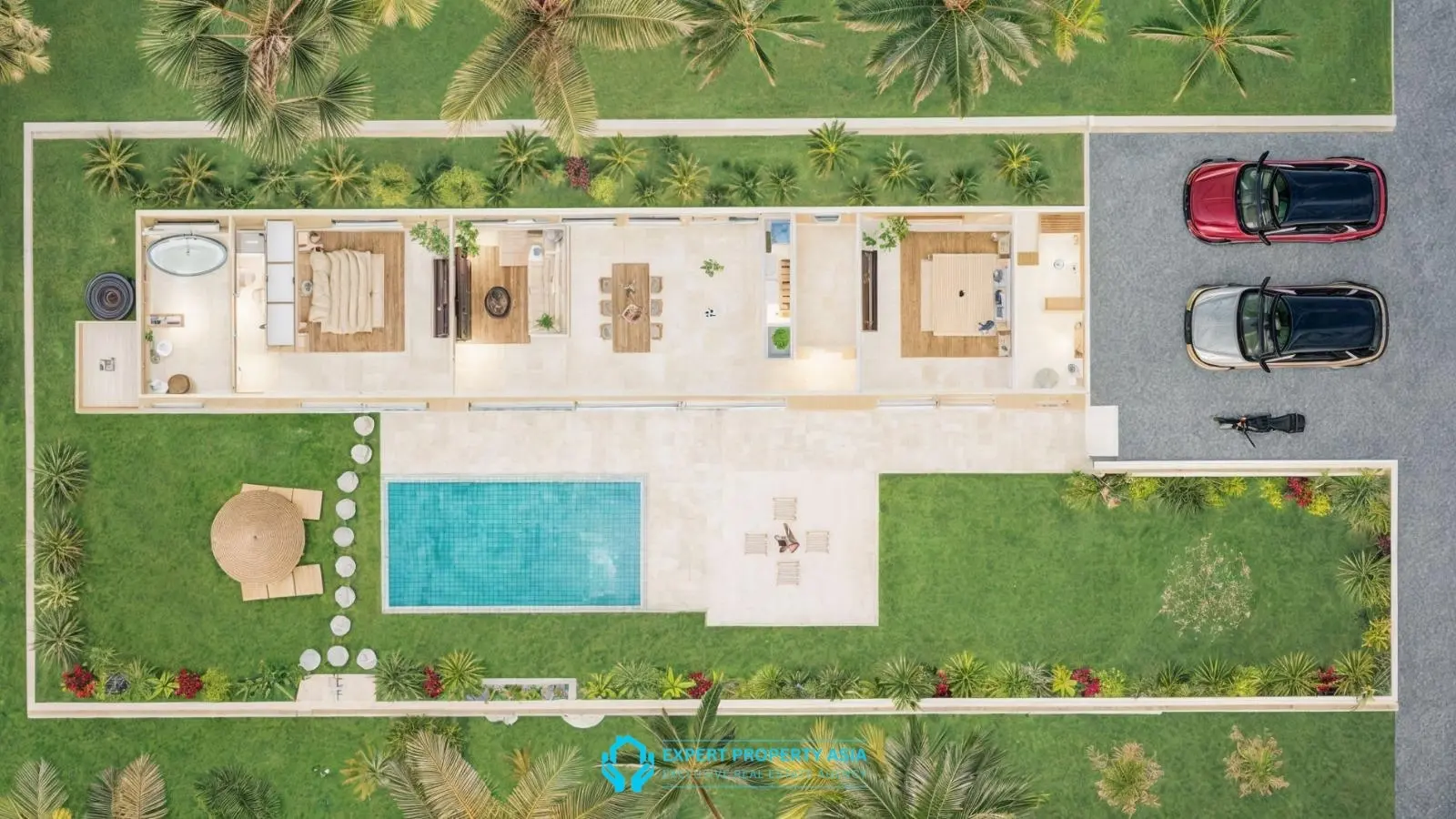 Modern 3-Bedroom Pool Villa for Sale in Peaceful Maenam – Leasehold 6.9M THB