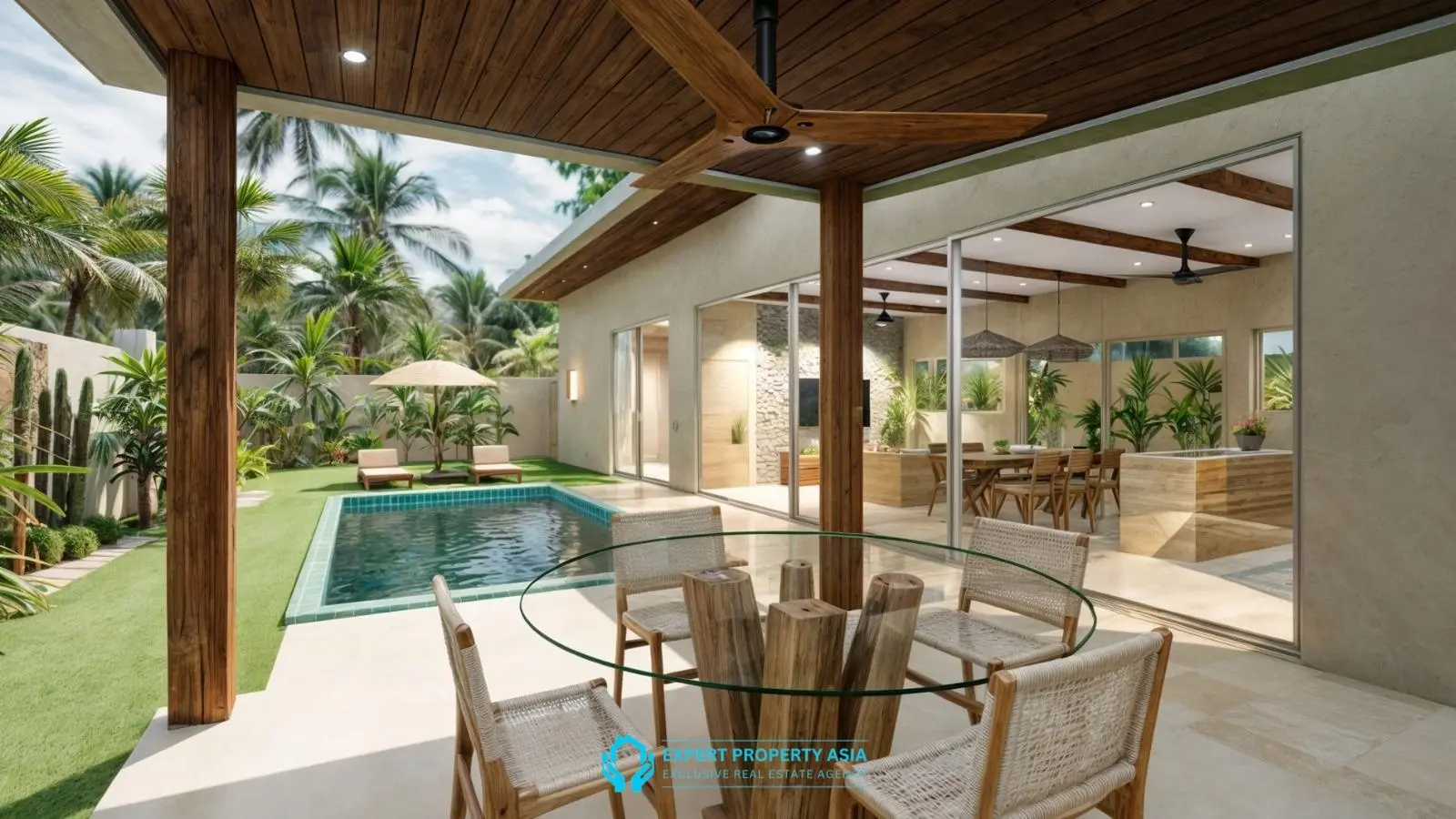Modern 3-Bedroom Pool Villa for Sale in Peaceful Maenam – Leasehold 6.9M THB