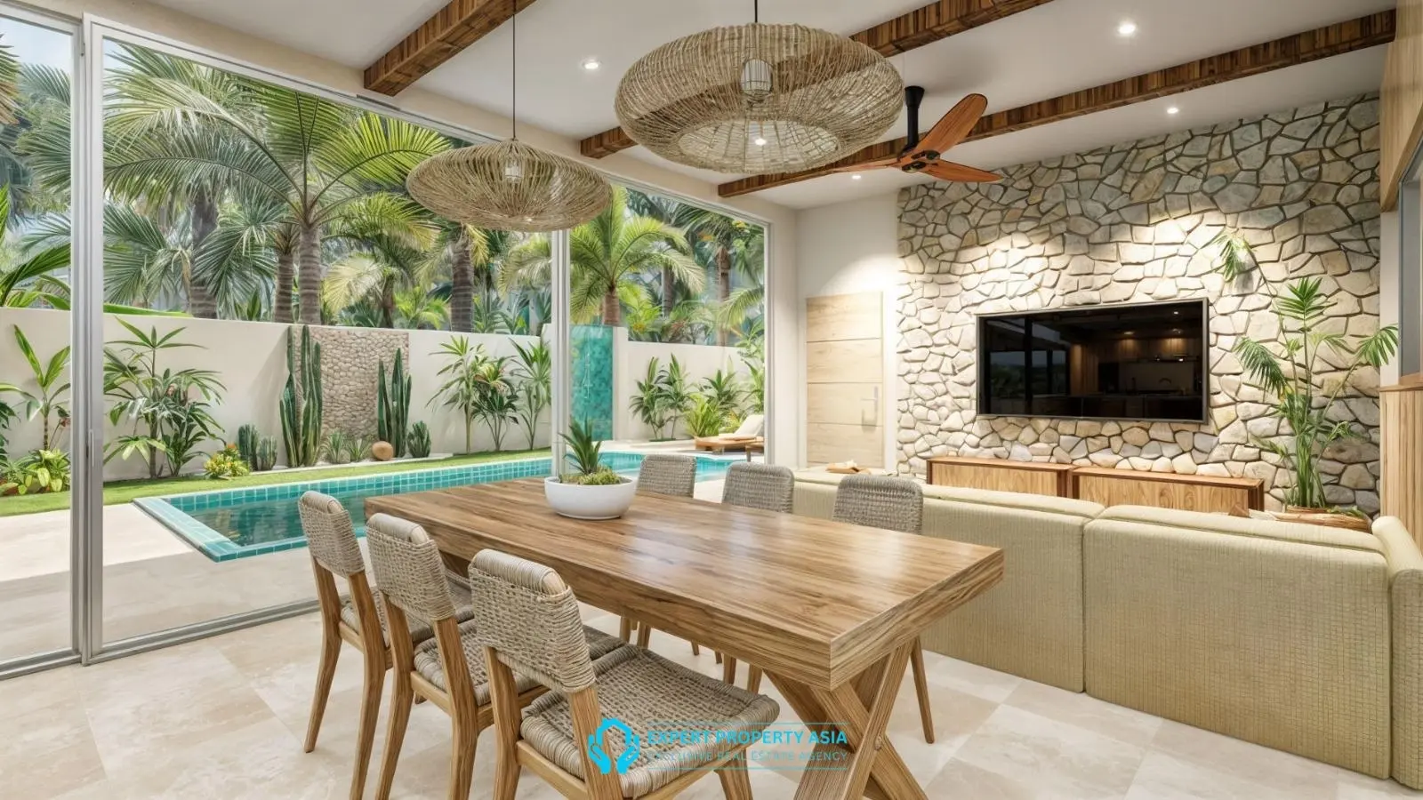 Modern 3-Bedroom Pool Villa for Sale in Peaceful Maenam – Leasehold 6.9M THB