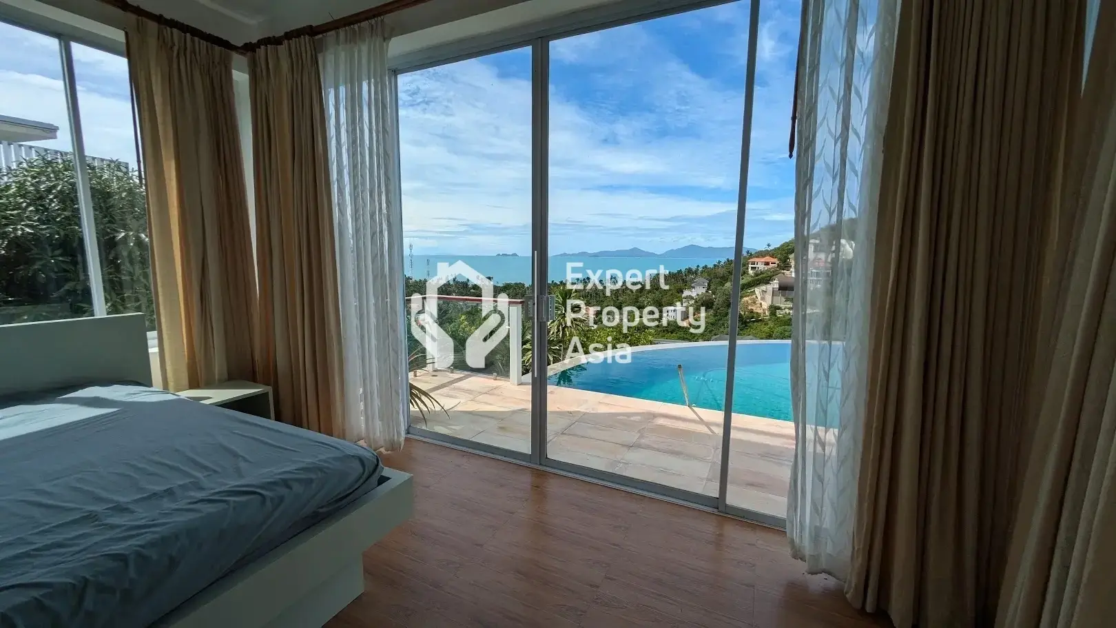 À vendre : Luxueuse villa de 6 chambres avec vue imprenable sur la mer, Bang Por, Koh Samui