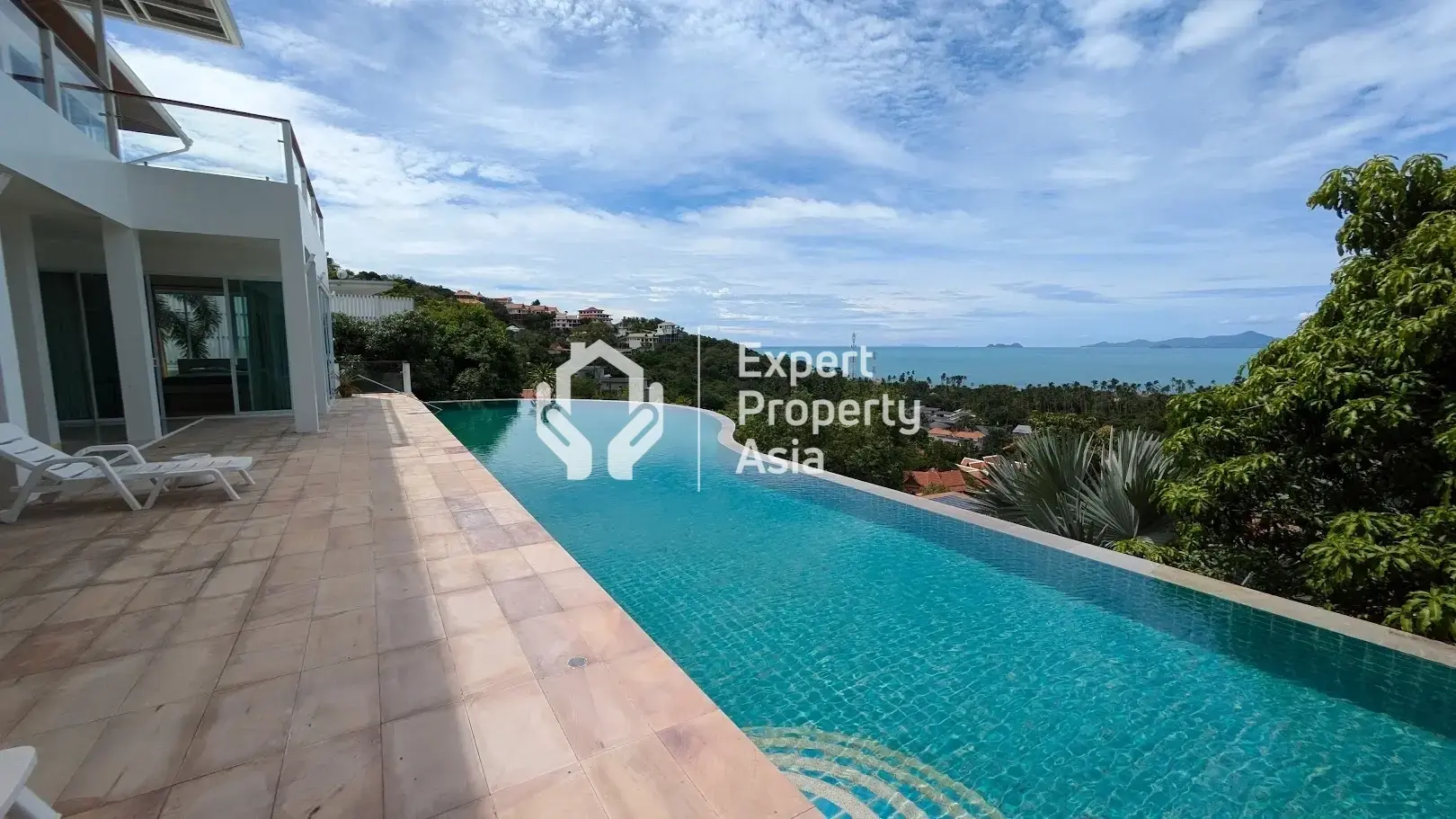 À vendre : Luxueuse villa de 6 chambres avec vue imprenable sur la mer, Bang Por, Koh Samui