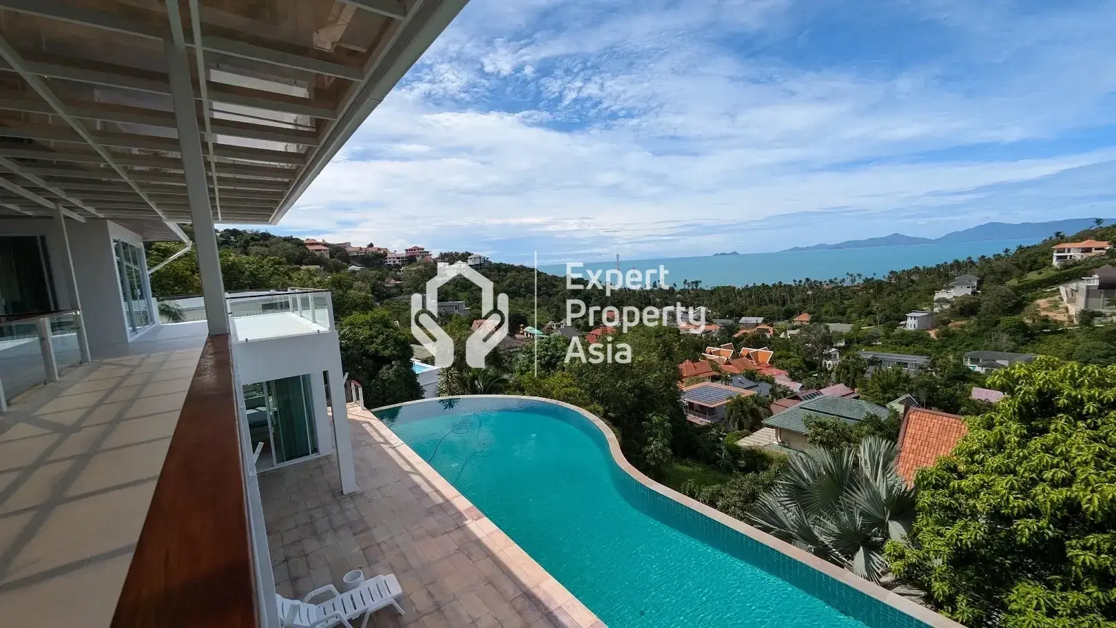 À vendre : Luxueuse villa de 6 chambres avec vue imprenable sur la mer, Bang Por, Koh Samui