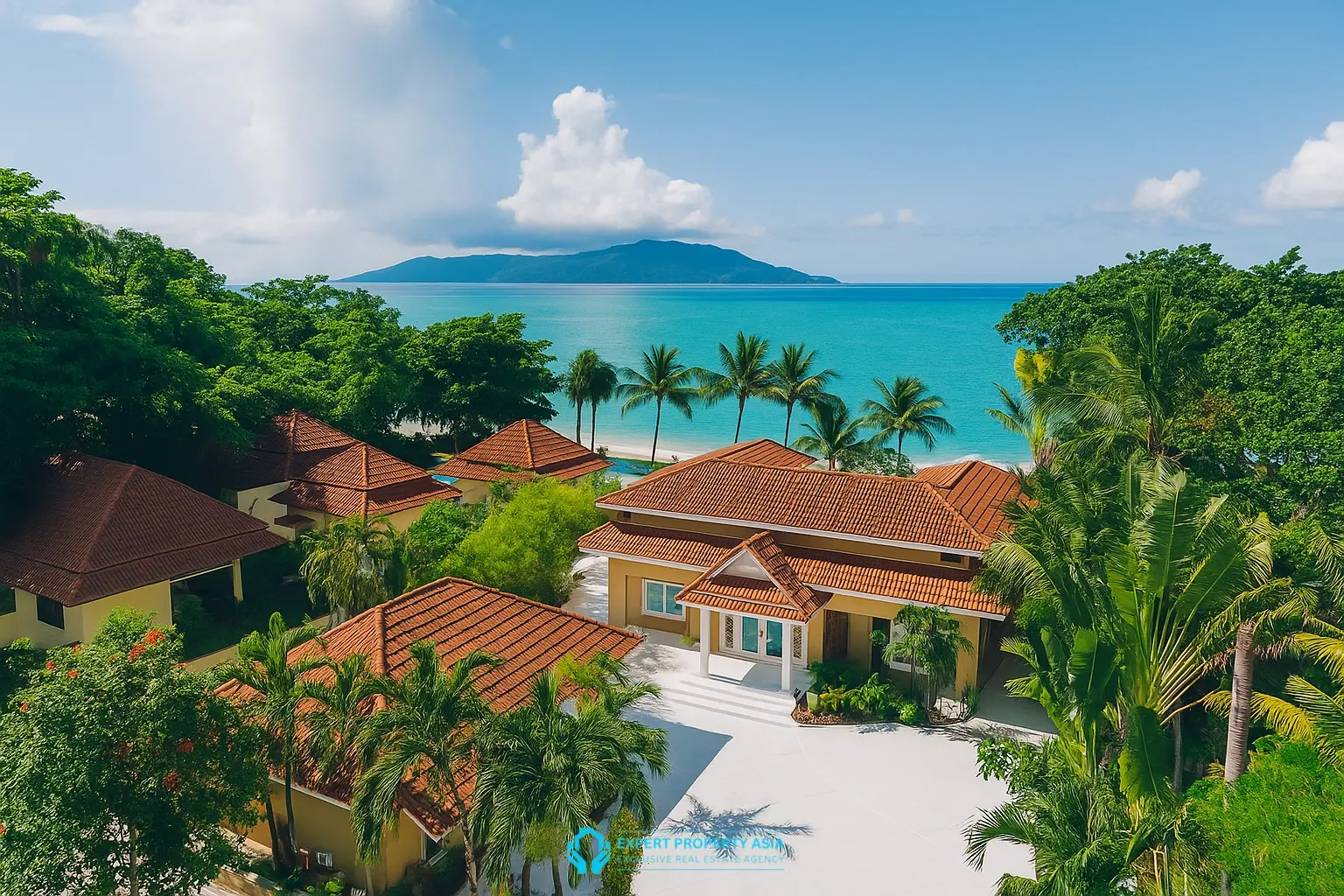 "Exclusive Luxury Beachfront Villa – Just 50 Meters from the Sea in Koh Samui"