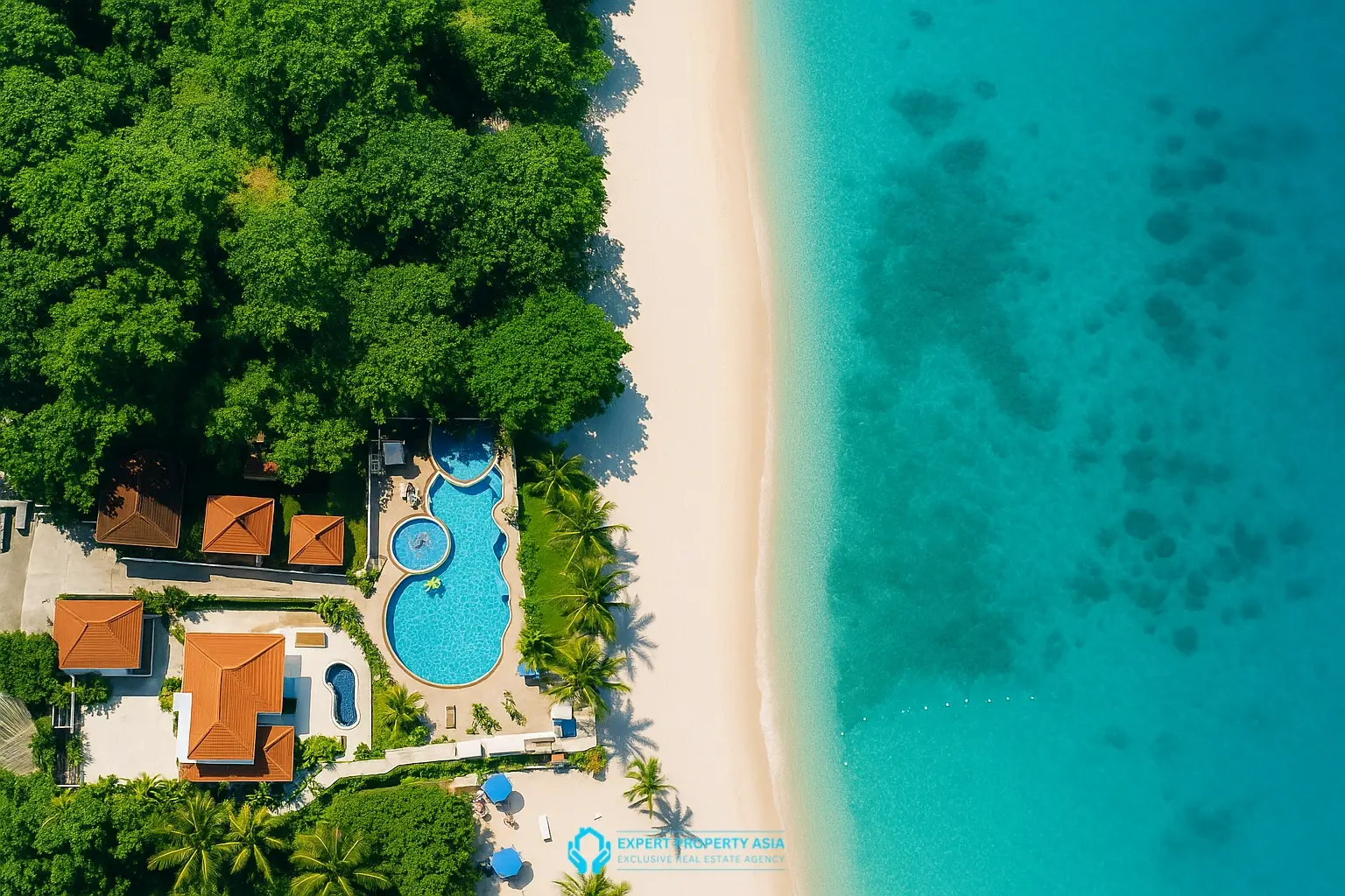 "Exclusive Luxury Beachfront Villa – Just 50 Meters from the Sea in Koh Samui"