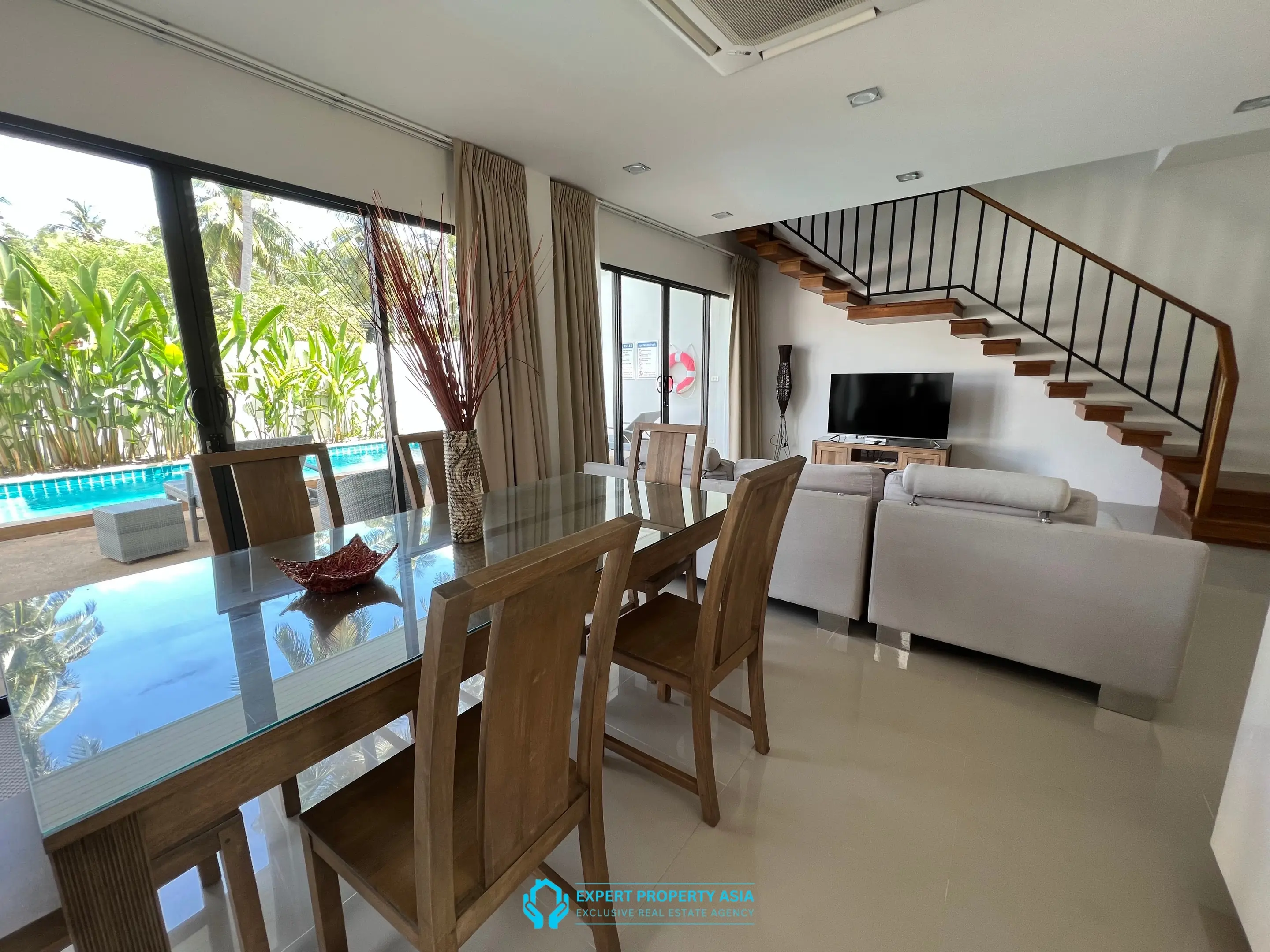 Modern 3-Bedroom Pool Villa for Long-Term Rent | Prime Plai Laem | Pet-Friendly – 85K THB/Month