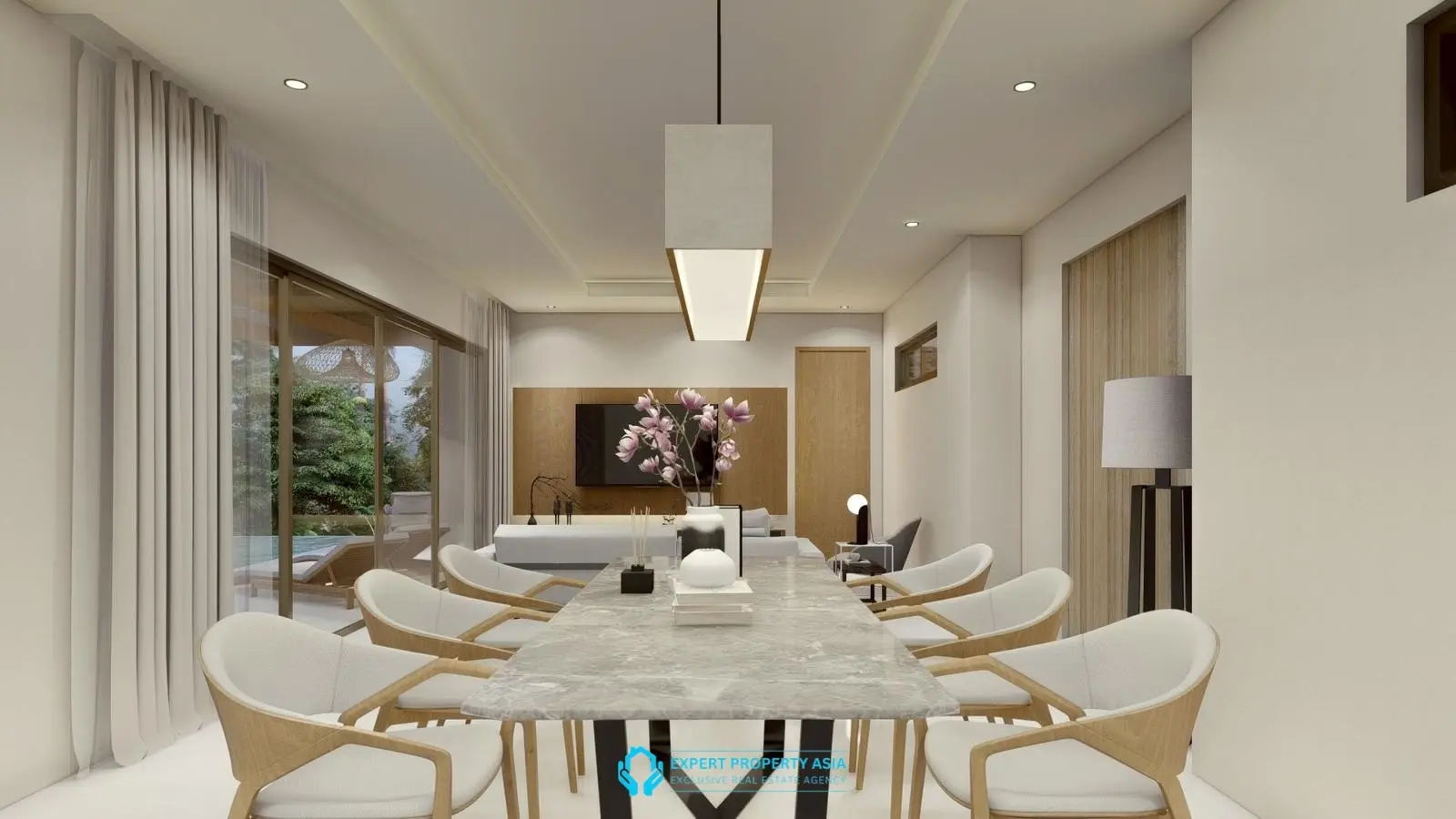 Off-Plan Tropical Villa with Large Garden Plot – Prime Bophut Location