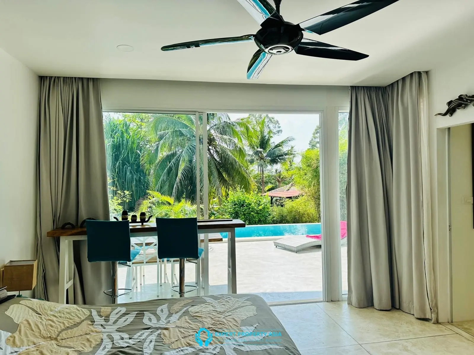 Stylish 3-Bedroom Modern Pool Villa in Tranquil Lamai – Prime Location Near Amenities