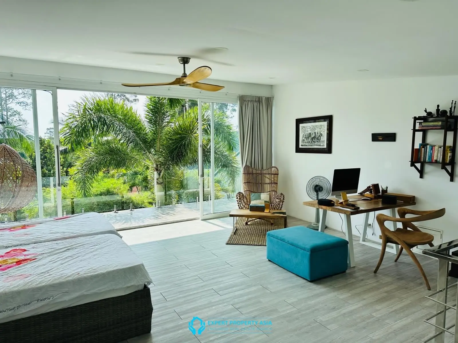 Stylish 3-Bedroom Modern Pool Villa in Tranquil Lamai – Prime Location Near Amenities