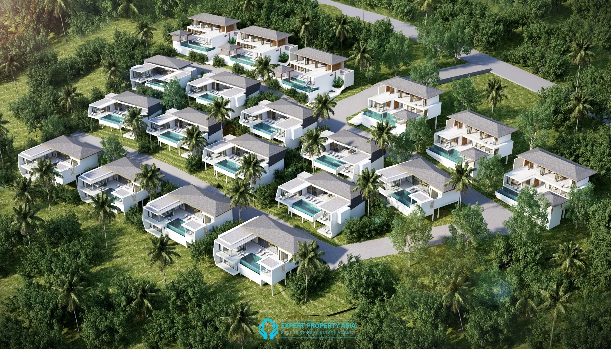 Panoramic Sea View Villas with Private Pools | North Koh Samui’s Golf Town