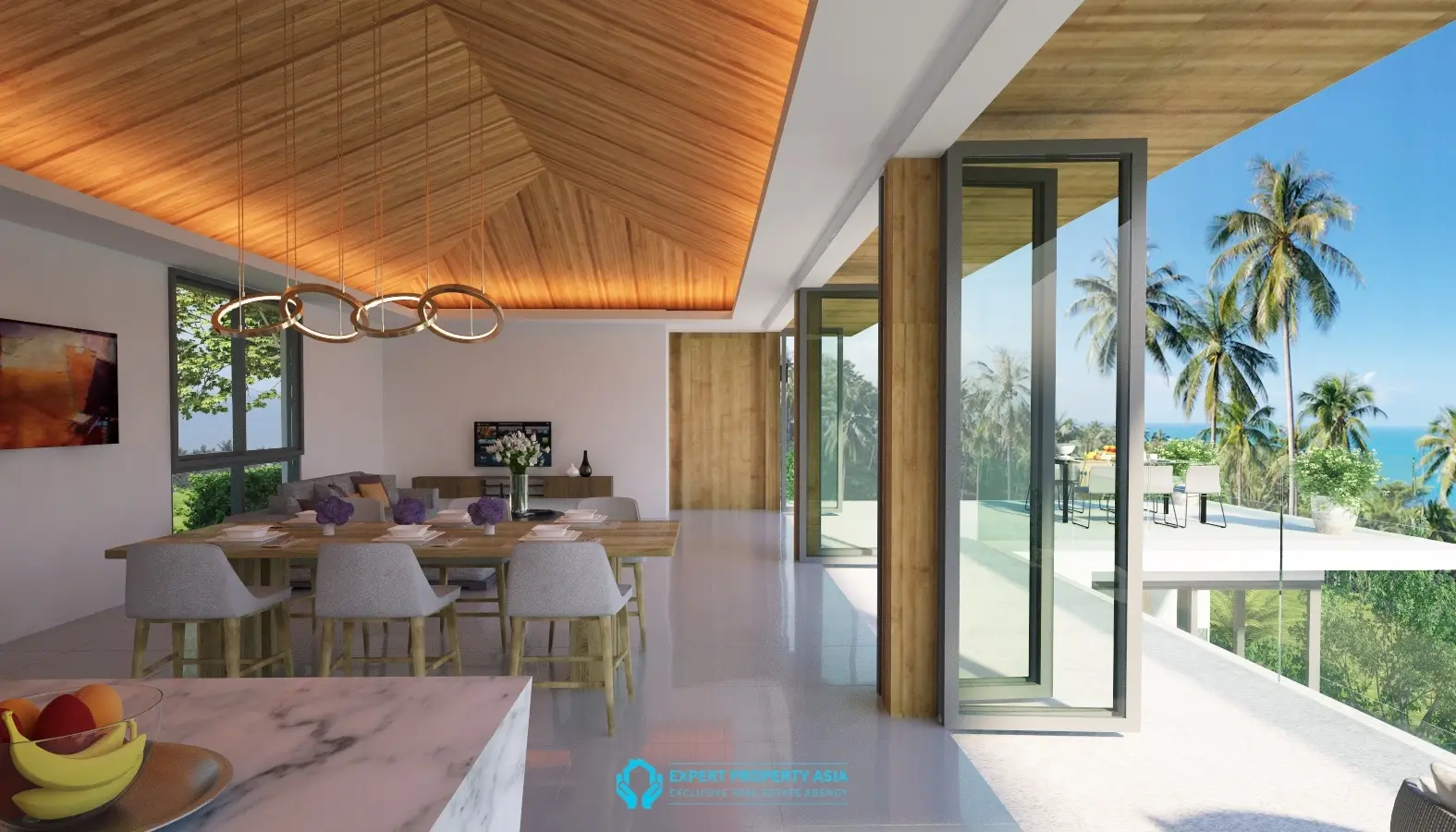 Panoramic Sea View Villas with Private Pools | North Koh Samui’s Golf Town