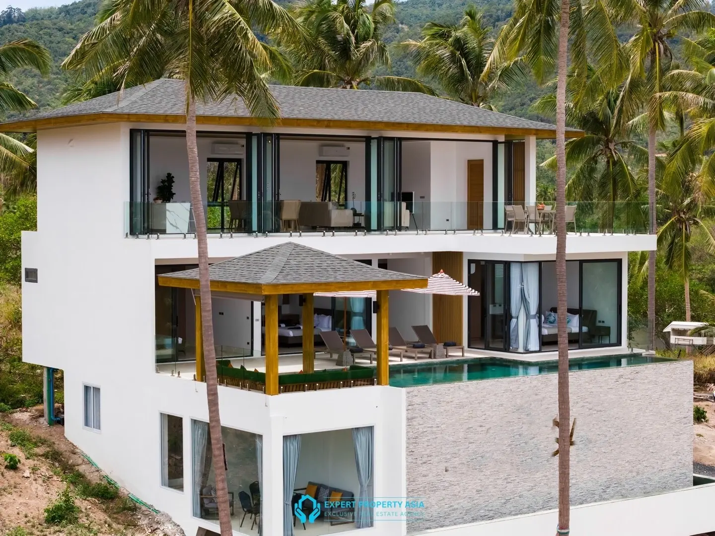 Panoramic Sea View Villas with Private Pools | North Koh Samui’s Golf Town