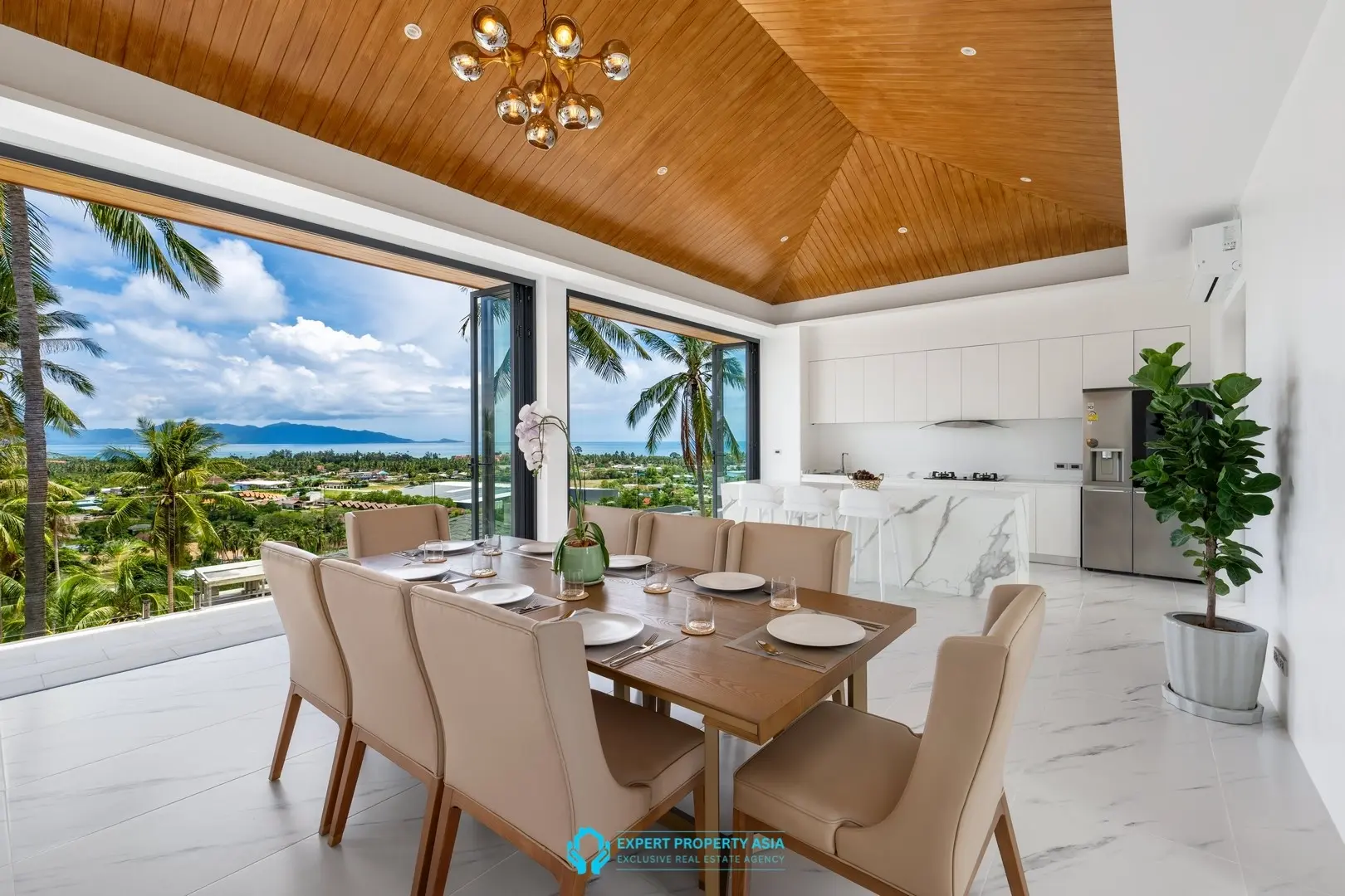 Panoramic Sea View Villas with Private Pools | North Koh Samui’s Golf Town