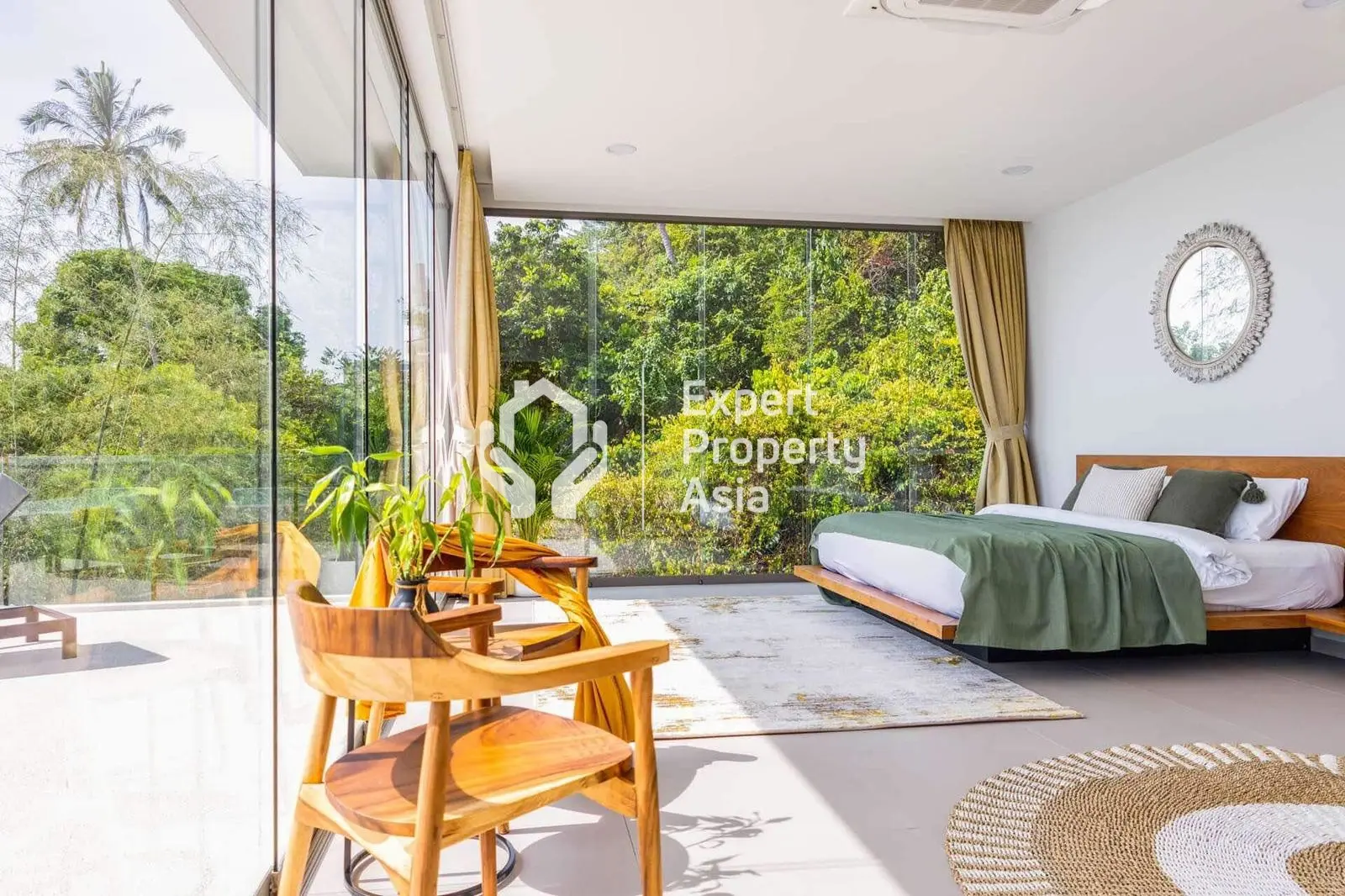 "Superbe villa de 3 chambres en pleine propriété avec vue sur la jungle et piscine privée à Koh Samui"