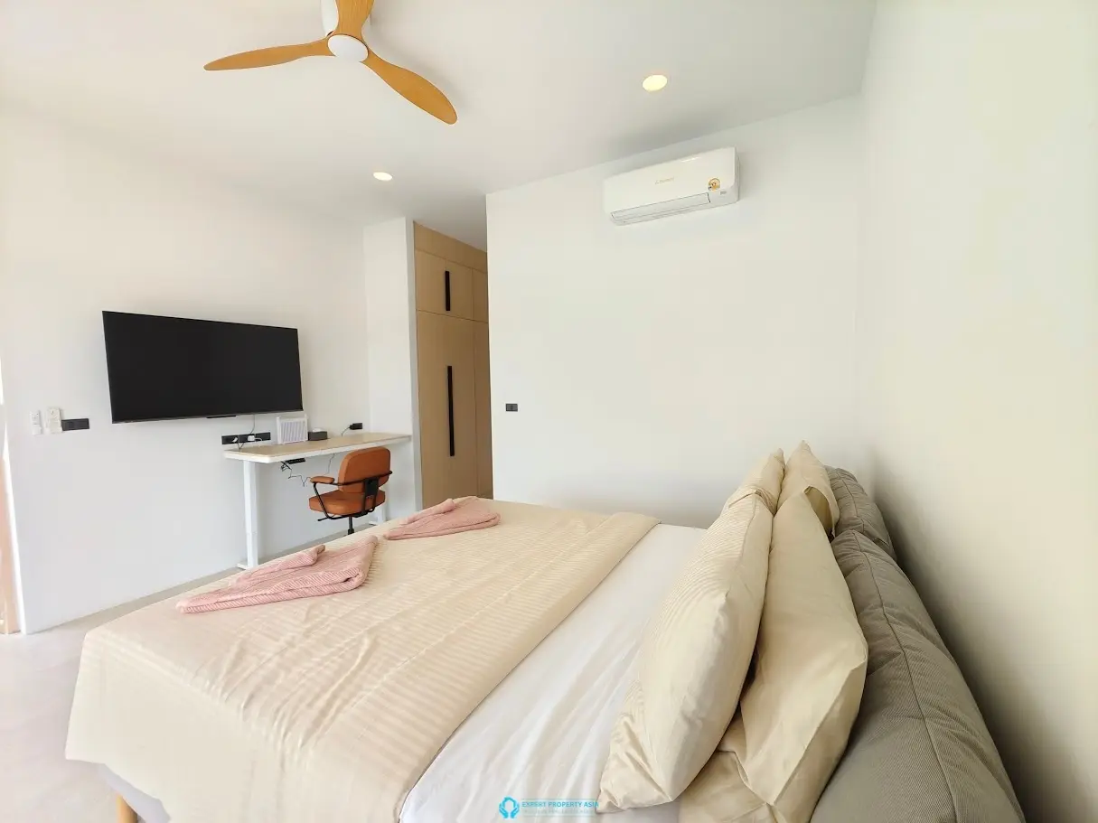 Modern 3-Bedroom Villa with Pool, Garden & Parking – Long-Term in Maenam