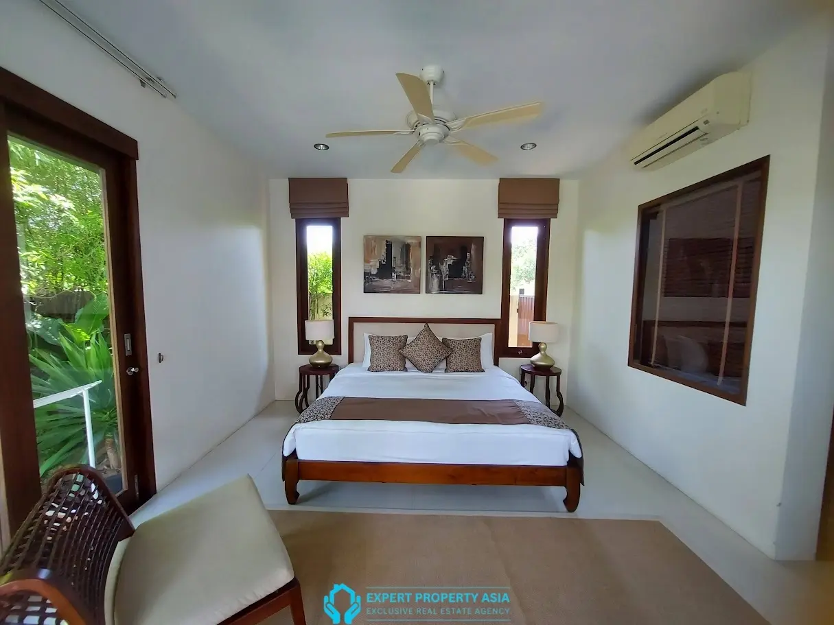Exclusive 5-Bedroom Pool Villa Just Steps from Plai Laem Beach | Long-Term Rental