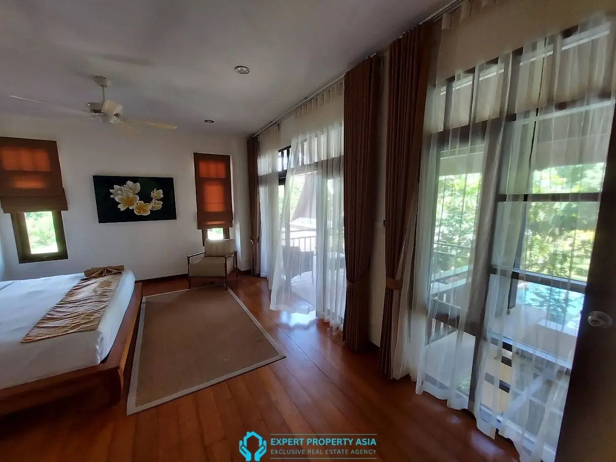 Exclusive 5-Bedroom Pool Villa Just Steps from Plai Laem Beach | Long-Term Rental