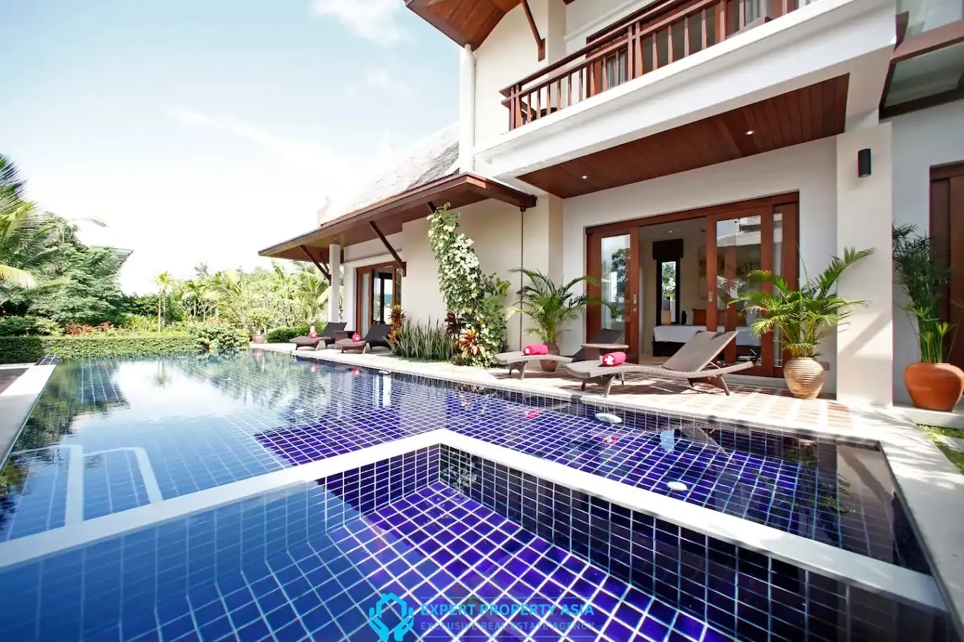 Exclusive 5-Bedroom Pool Villa Just Steps from Plai Laem Beach | Long-Term Rental