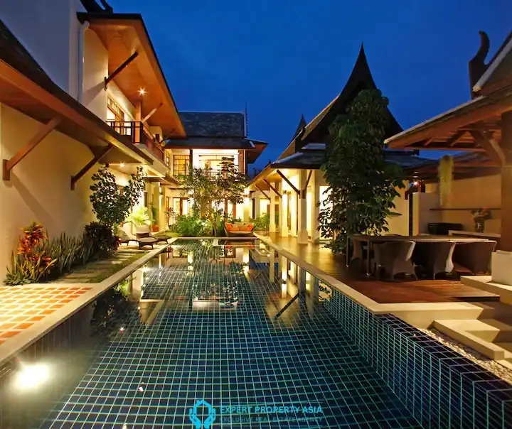 Exclusive 5-Bedroom Pool Villa Just Steps from Plai Laem Beach | Long-Term Rental