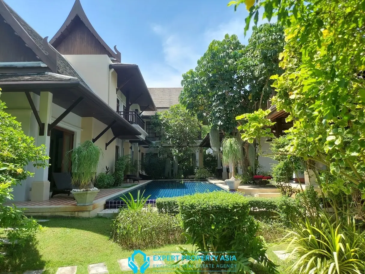 Exclusive 5-Bedroom Pool Villa Just Steps from Plai Laem Beach | Long-Term Rental