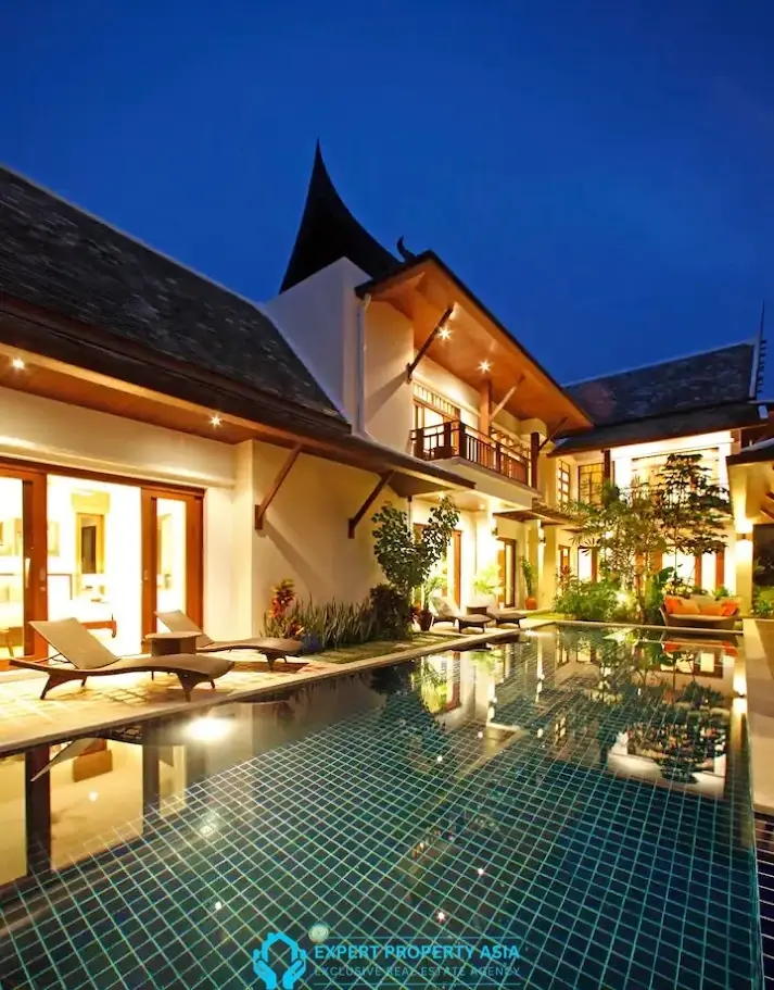 Exclusive 5-Bedroom Pool Villa Just Steps from Plai Laem Beach | Long-Term Rental