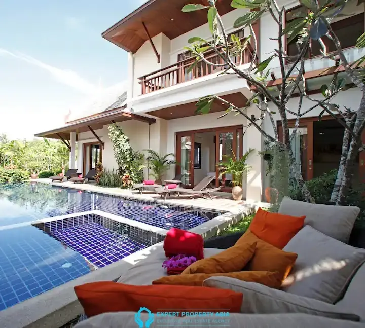 Exclusive 5-Bedroom Pool Villa Just Steps from Plai Laem Beach | Long-Term Rental