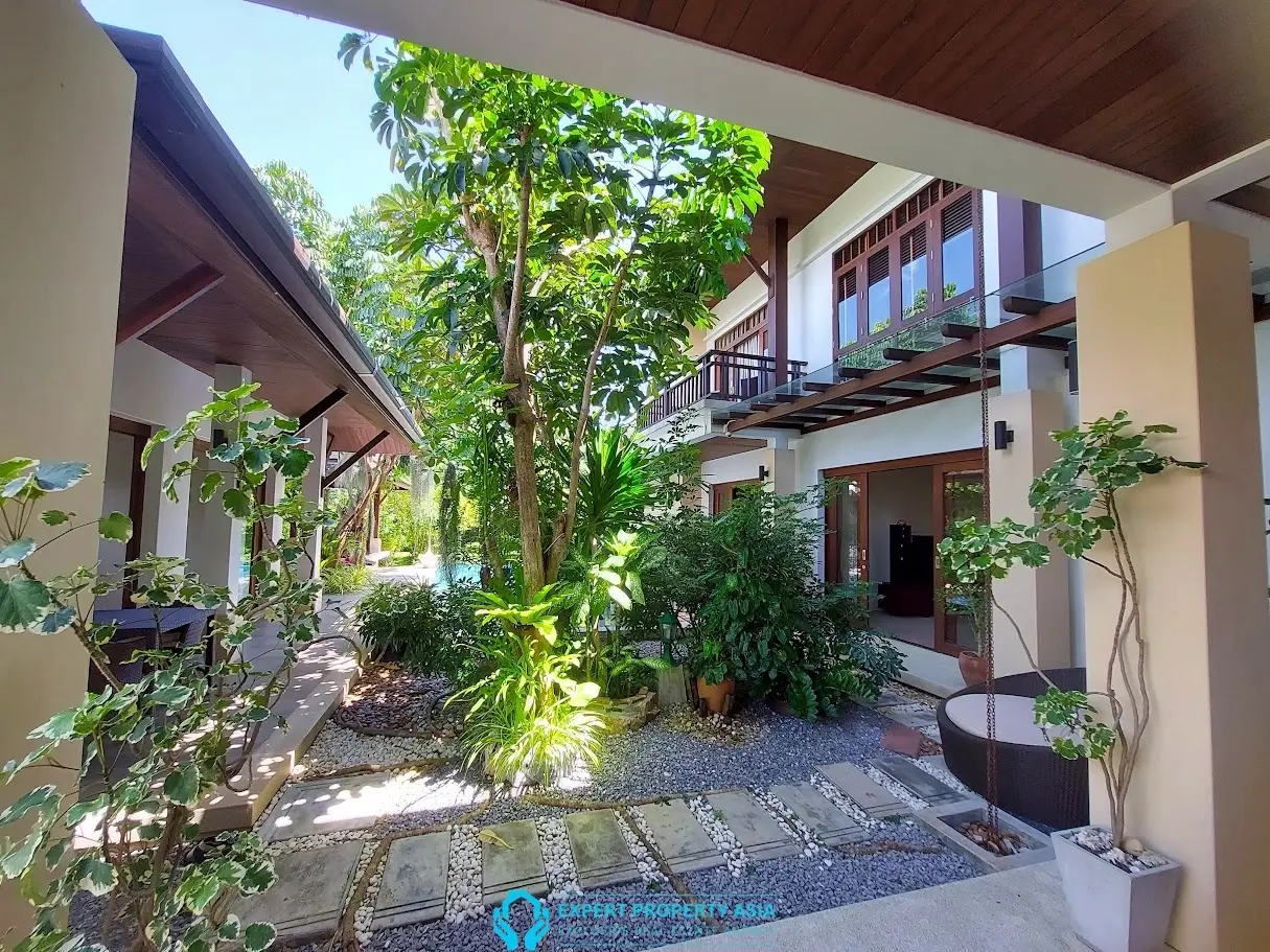 Exclusive 5-Bedroom Pool Villa Just Steps from Plai Laem Beach | Long-Term Rental