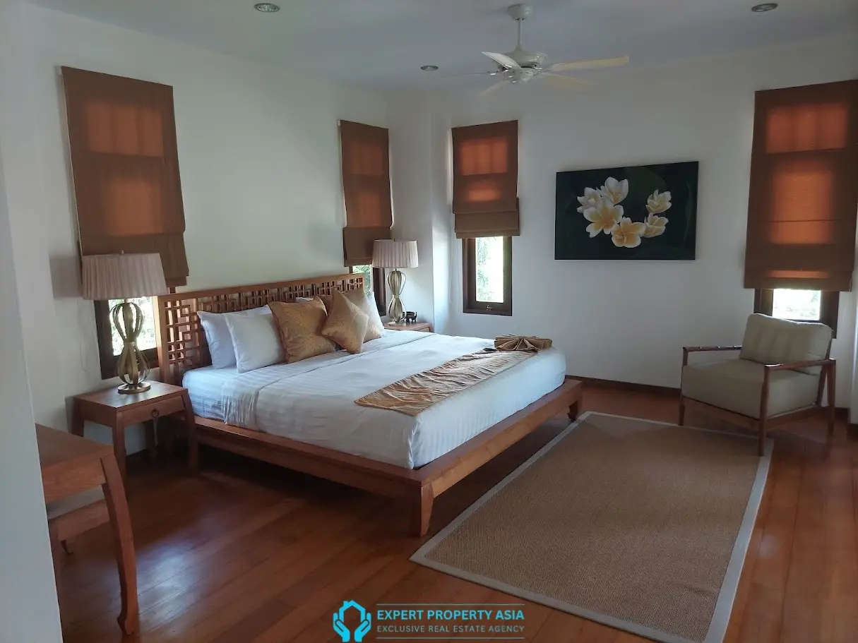 Exclusive 5-Bedroom Pool Villa Just Steps from Plai Laem Beach | Long-Term Rental