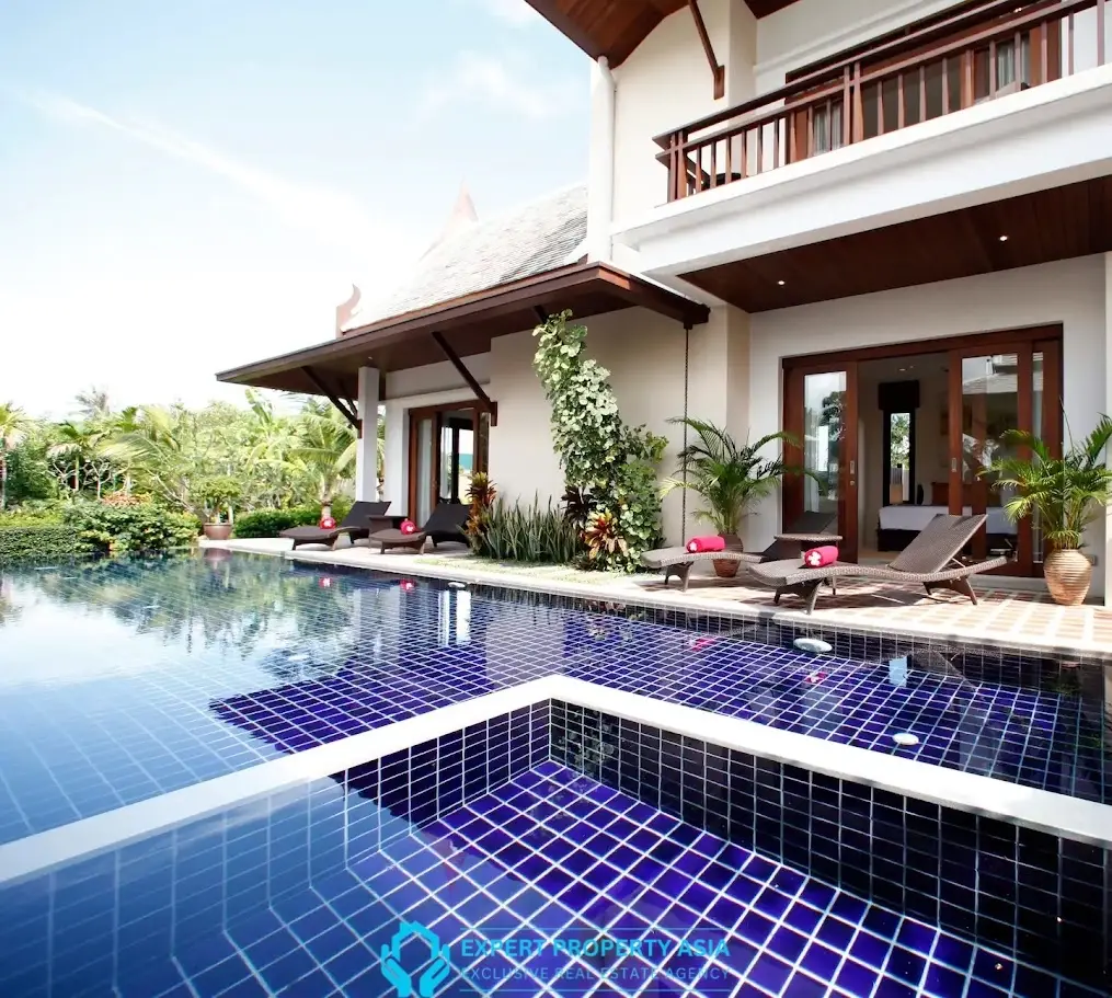 Exclusive 5-Bedroom Pool Villa Just Steps from Plai Laem Beach | Long-Term Rental