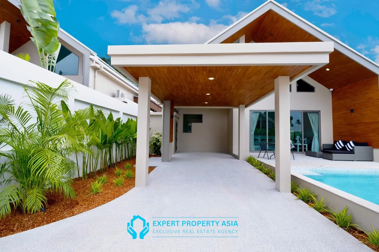 Luxury Long-Term Rental in Bo Phut – 3BR, Jacuzzi, Western Kitchen