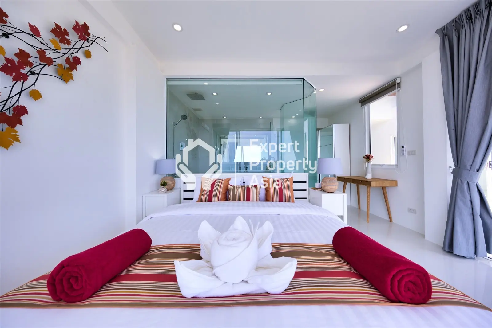 Villa avec piscine de 3 chambres vue mer à Chaweng Noi Koh Samui "Propriété à titre gratuit"