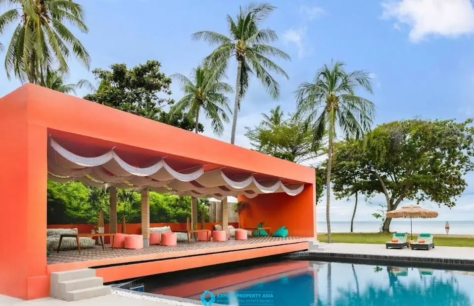 Rare Beachfront Hotel Opportunity with Expansion Land – Koh Samui South Coast