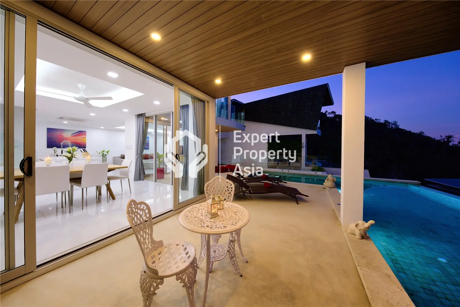 Villa de luxe de 3 chambres avec vue sur la mer et piscine à Chaweng Noi, Koh Samui "Propriété à titre gratuit"