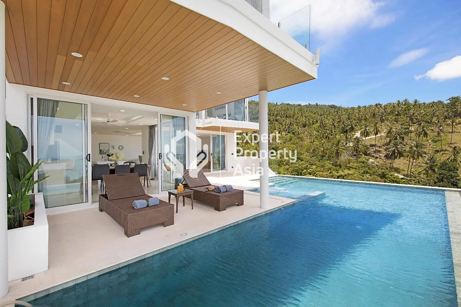 Impressionnante villa de 4 chambres avec vue sur la mer à Chaweng Noi, Koh Samui "Propriété gratuite"