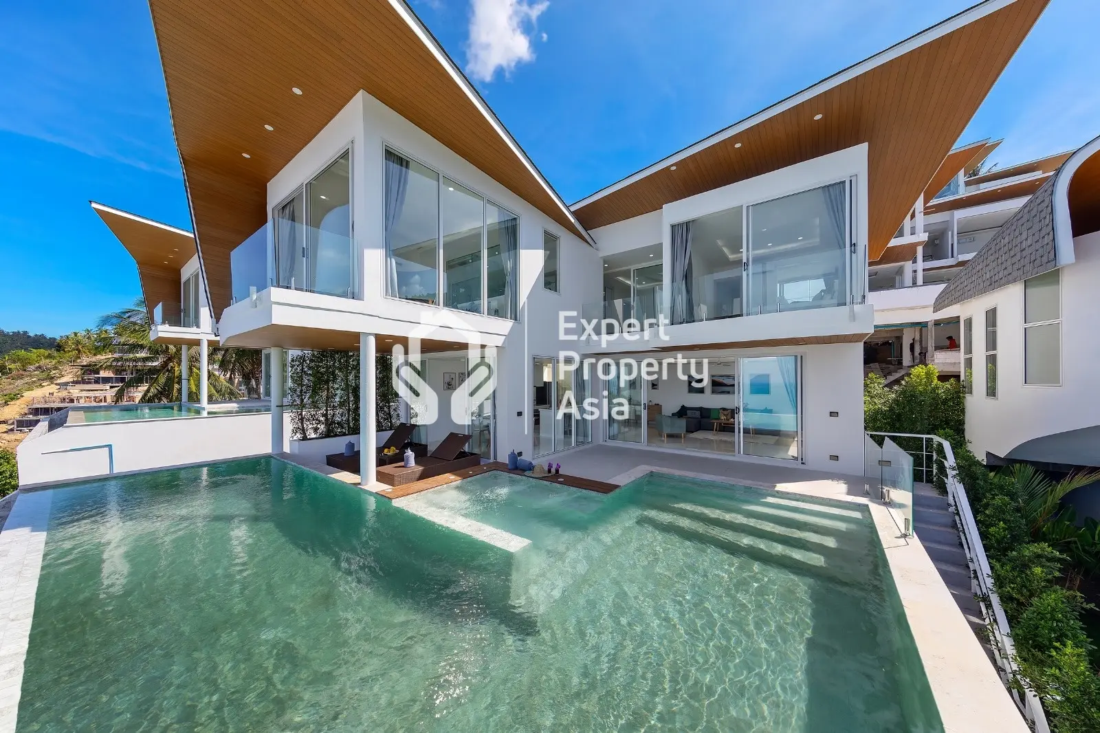 Superbe villa avec 3 chambres et vue sur la mer – Villa B11 à Chaweng Noi, Koh Samui