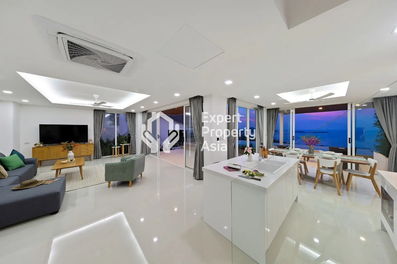 Superbe villa avec 3 chambres et vue sur la mer – Villa B11 à Chaweng Noi, Koh Samui