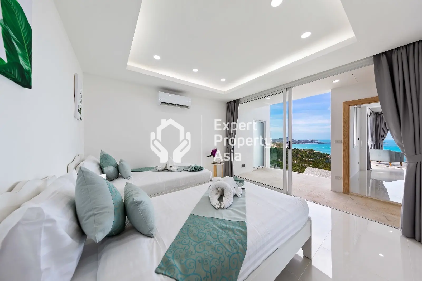 Superbe villa avec 3 chambres et vue sur la mer – Villa B11 à Chaweng Noi, Koh Samui